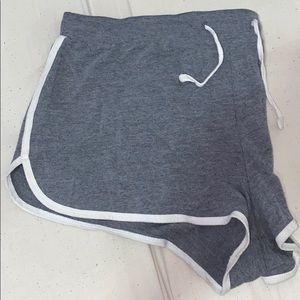 Gray lounge shorts
